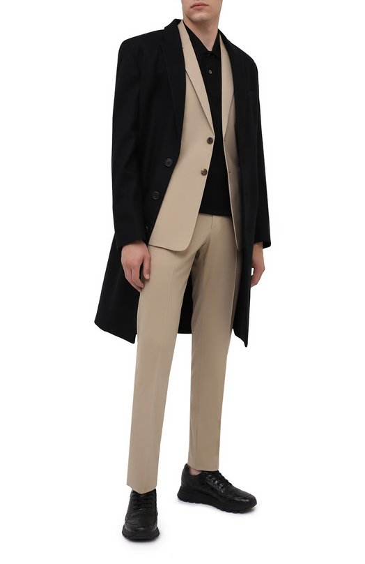 фото Кроссовки из кожи каймана prada