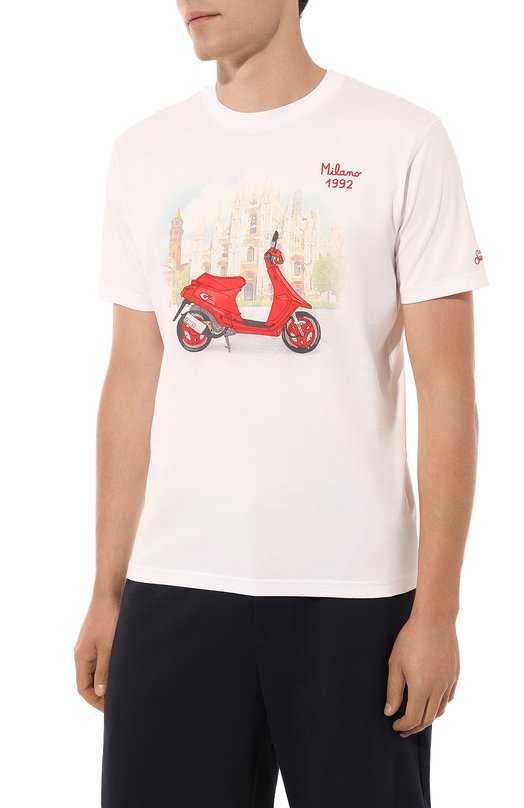 фото Хлопковая футболка mc2 saint barth