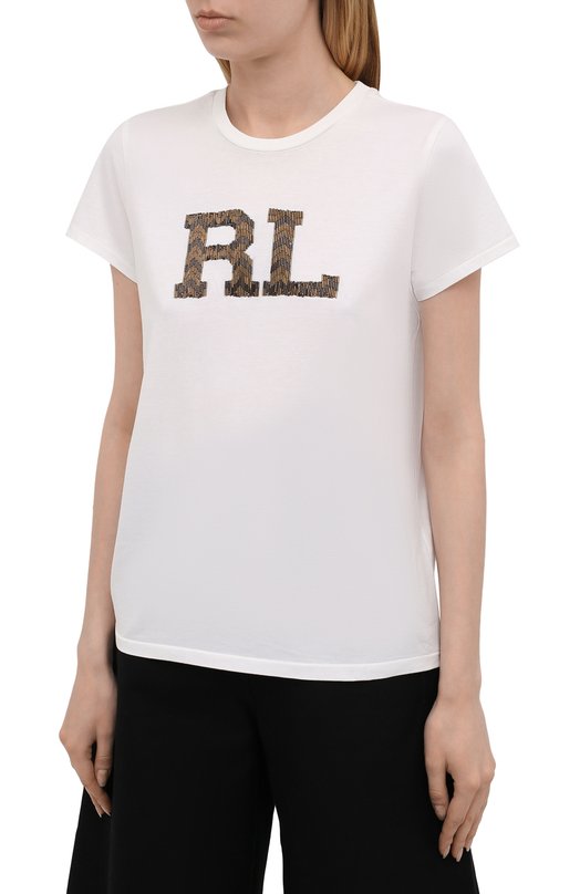 фото Хлопковая футболка polo ralph lauren