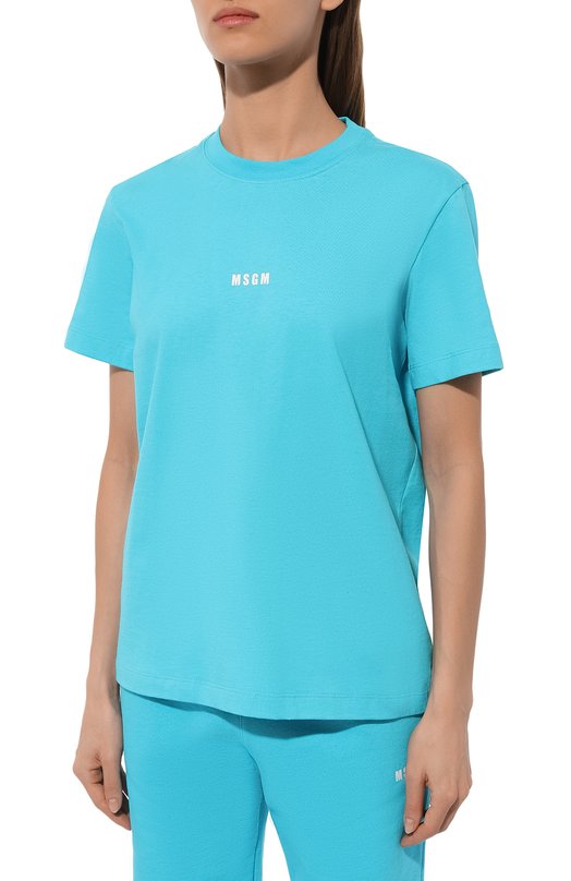 фото Хлопковая футболка msgm