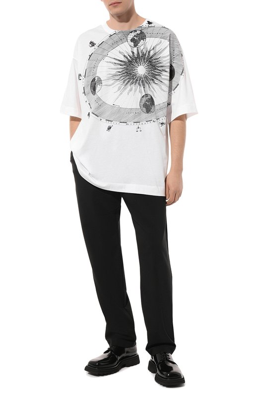 фото Хлопковая футболка dries van noten