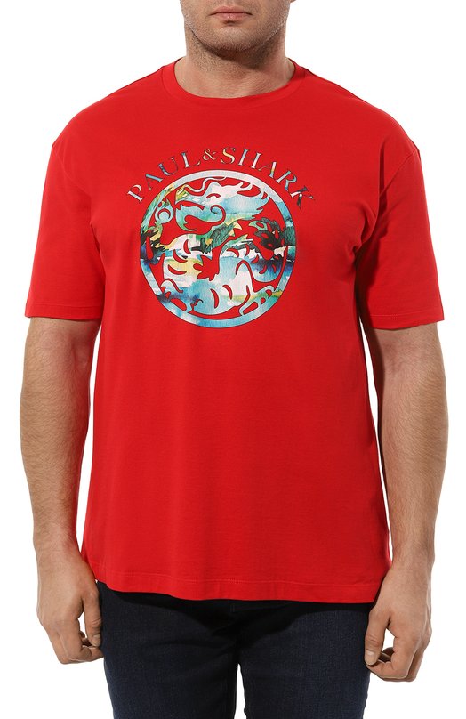 фото Хлопковая футболка paul&shark