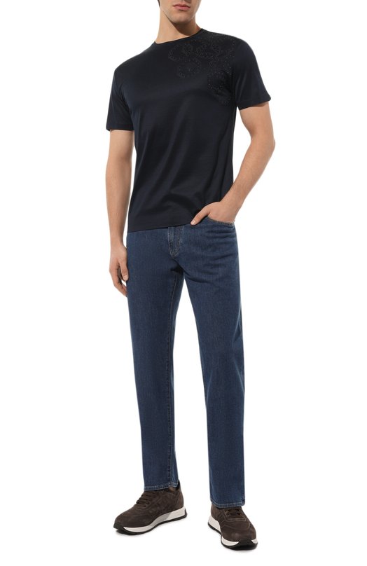 фото Хлопковая футболка stefano ricci