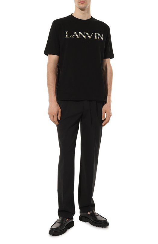 фото Хлопковая футболка lanvin