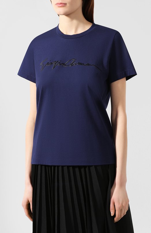 фото Хлопковая футболка giorgio armani