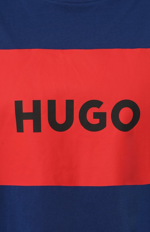 фото Хлопковая футболка hugo