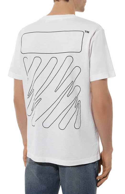 фото Хлопковая футболка off-white