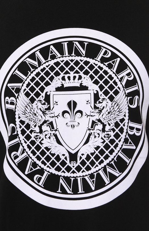 фото Хлопковая футболка balmain