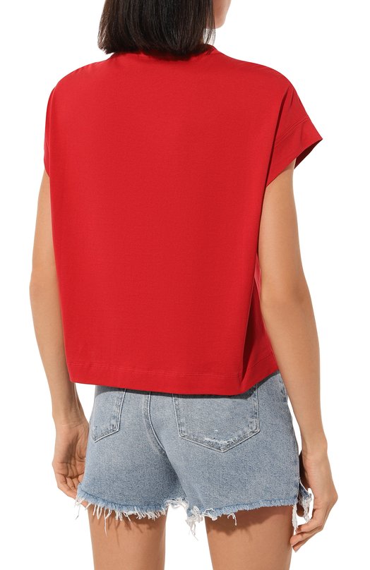 фото Хлопковая футболка brunello cucinelli