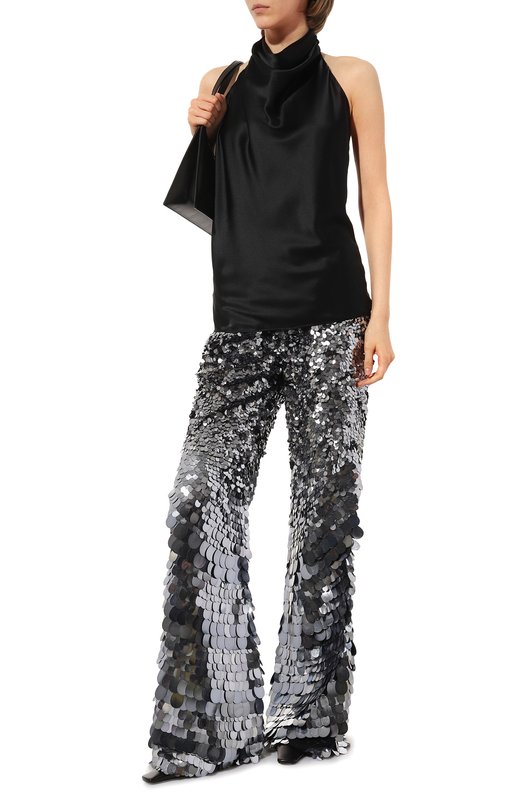 фото Брюки с пайетками alberta ferretti