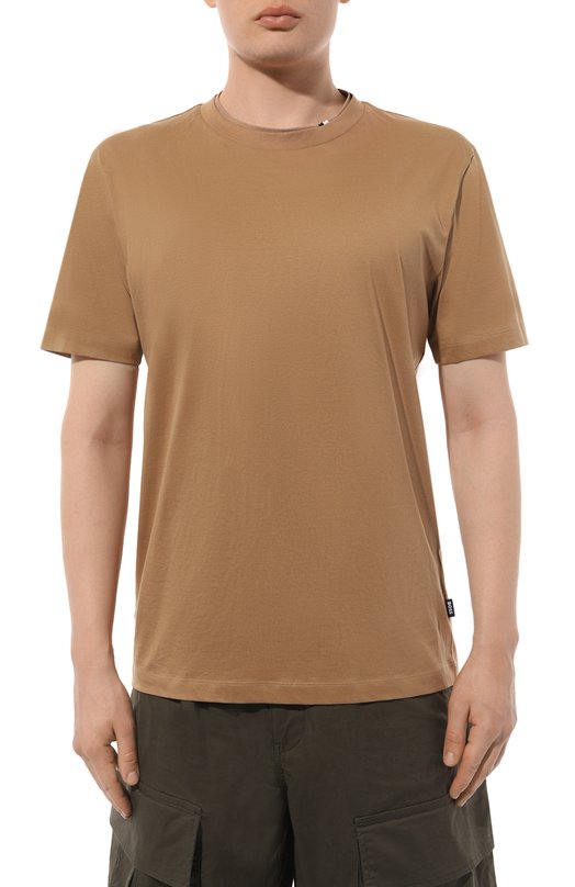 фото Хлопковая футболка boss