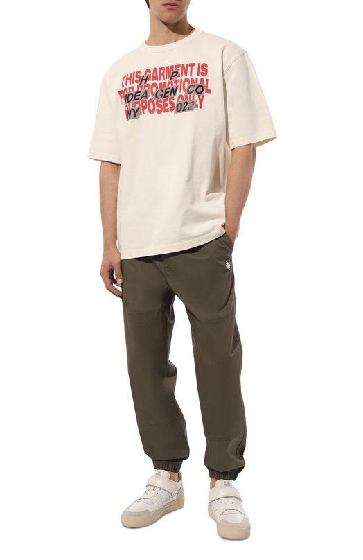 фото Хлопковая футболка heron preston