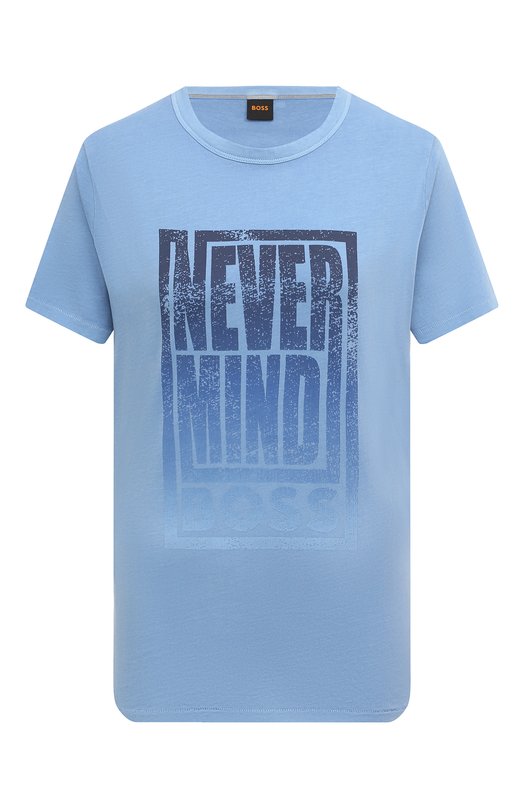 фото Хлопковая футболка boss