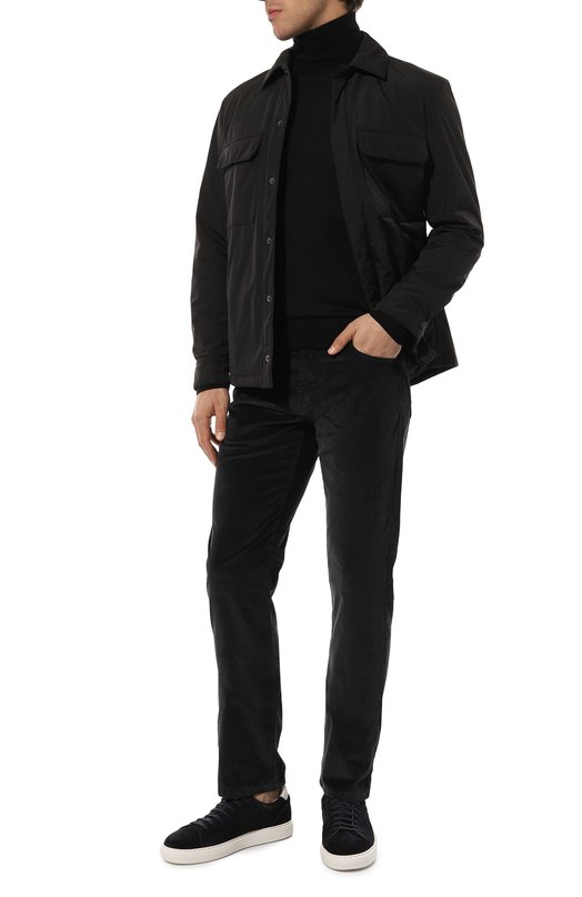 фото Хлопковые брюки canali