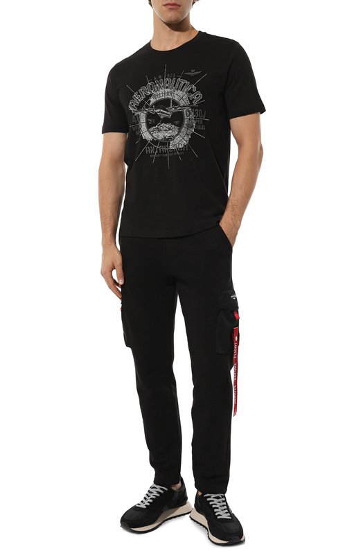 фото Хлопковая футболка aeronautica militare