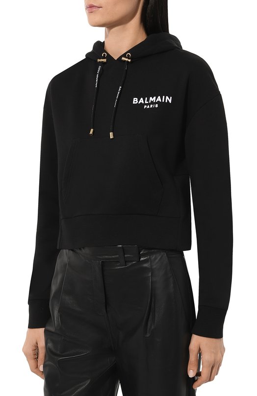 фото Хлопковое худи balmain