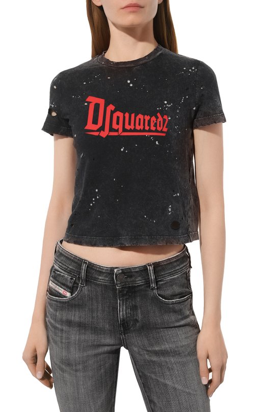 фото Хлопковая футболка dsquared2