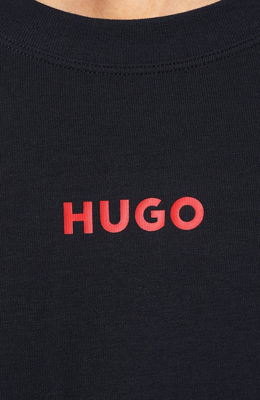 фото Хлопковая футболка hugo