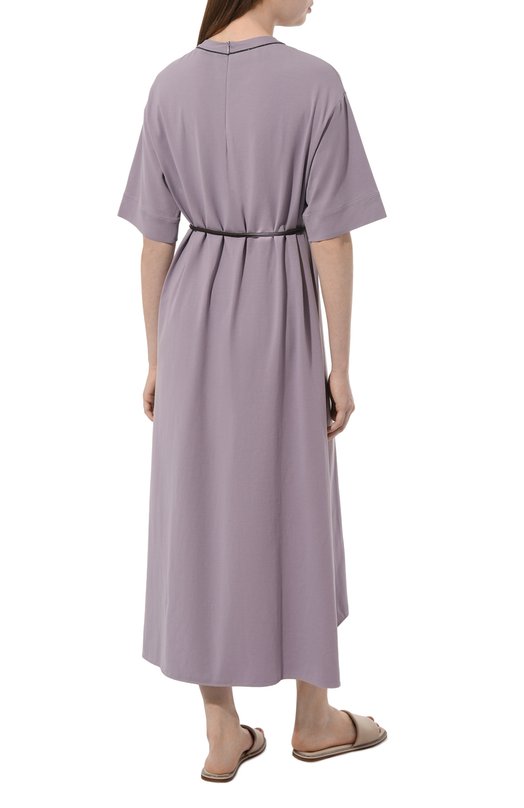 фото Хлопковое платье brunello cucinelli