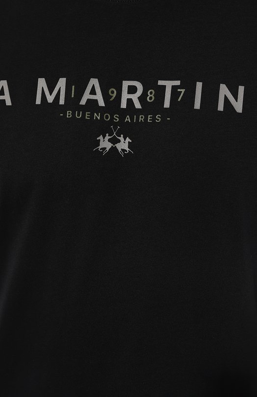фото Хлопковая футболка la martina