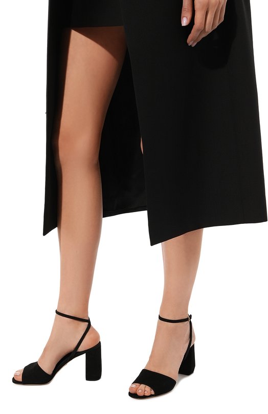 фото Замшевые босоножки prada