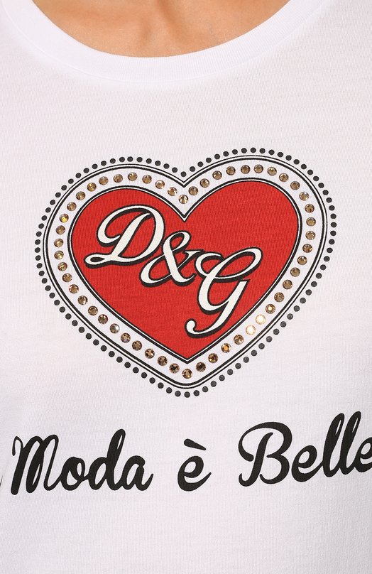 фото Хлопковая футболка dolce & gabbana
