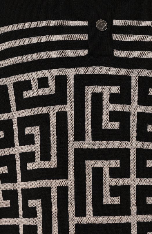 фото Поло из шерсти и льна balmain