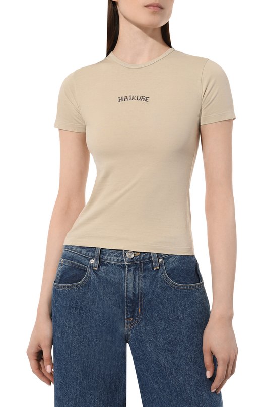 фото Хлопковая футболка haikure