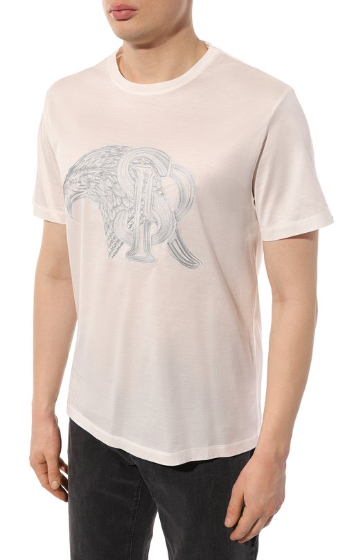 фото Хлопковая футболка stefano ricci