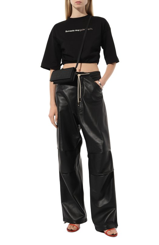 фото Хлопковая футболка palm angels