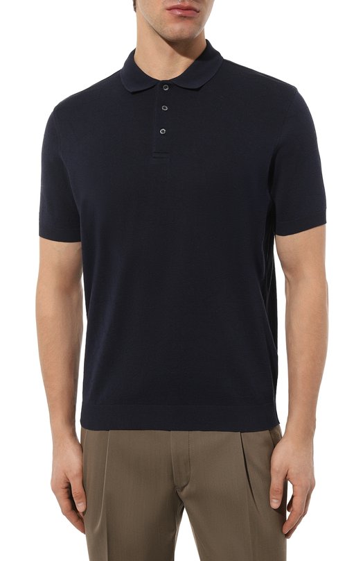 фото Хлопковое поло corneliani