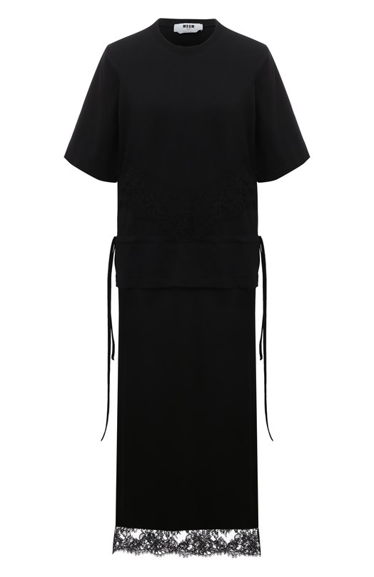 фото Хлопковое платье msgm