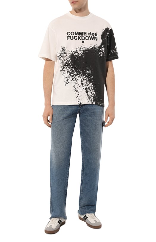 фото Хлопковая футболка comme des fuckdown
