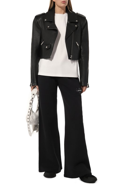 фото Хлопковые брюки off-white