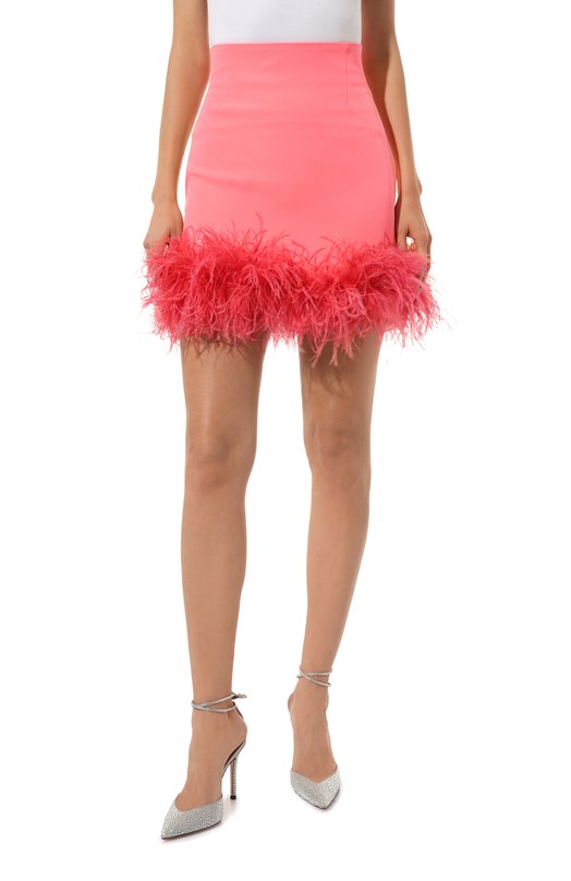 фото Юбка с отделкой перьями aline