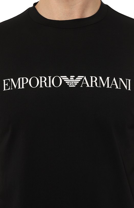 фото Хлопковая футболка emporio armani