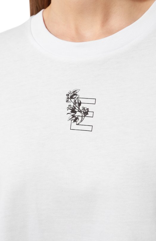 фото Хлопковая футболка erika cavallini