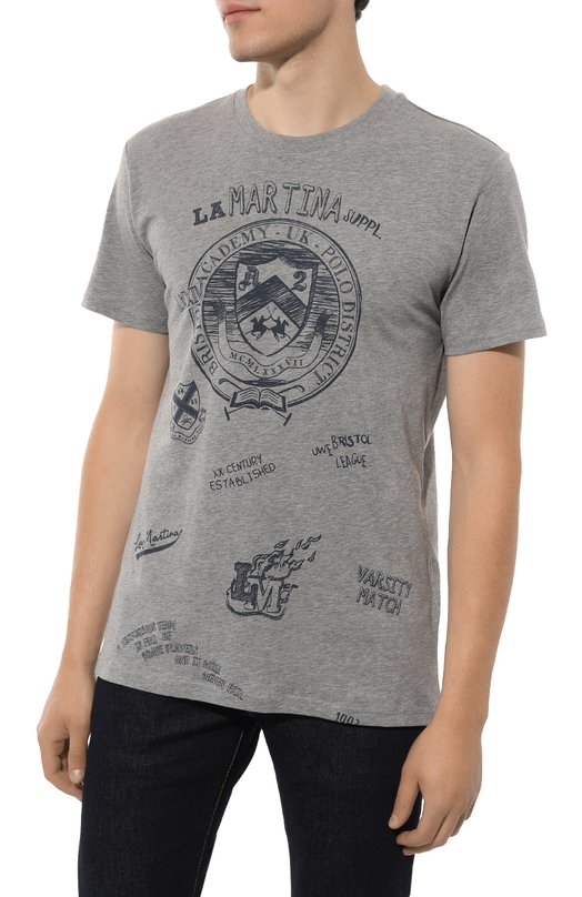 фото Хлопковая футболка la martina