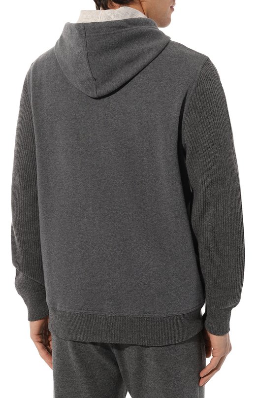 фото Хлопковая толстовка brunello cucinelli