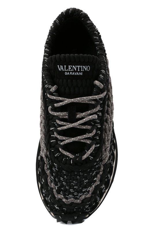 фото Текстильные кроссовки crochet valentino