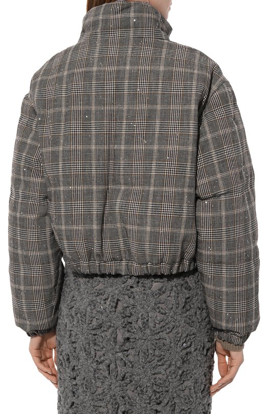 фото Куртка из шерсти и хлопка brunello cucinelli