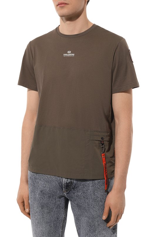 фото Хлопковая футболка parajumpers