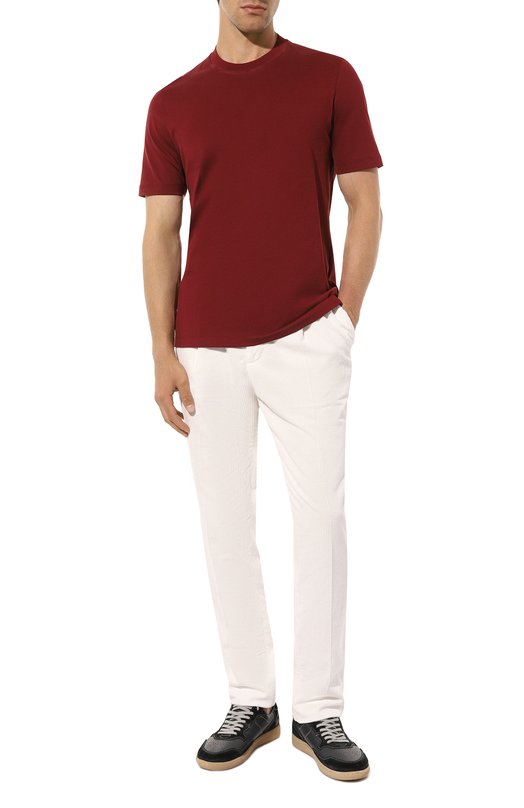 фото Хлопковая футболка brunello cucinelli