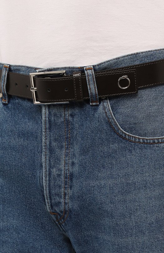 фото Кожаный ремень trussardi