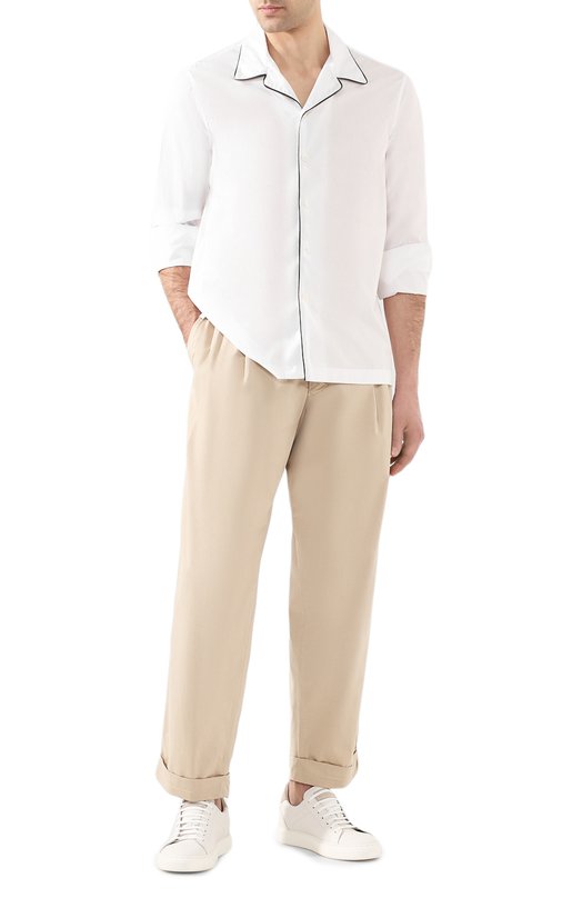 фото Хлопковые брюки giorgio armani