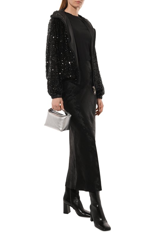 фото Куртка с отделкой пайетками ermanno firenze