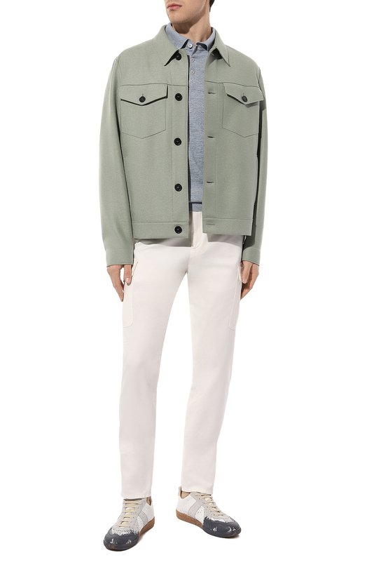 фото Хлопковые брюки-карго brunello cucinelli