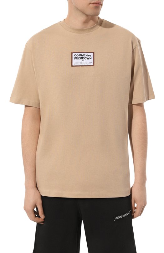 фото Хлопковая футболка comme des fuckdown