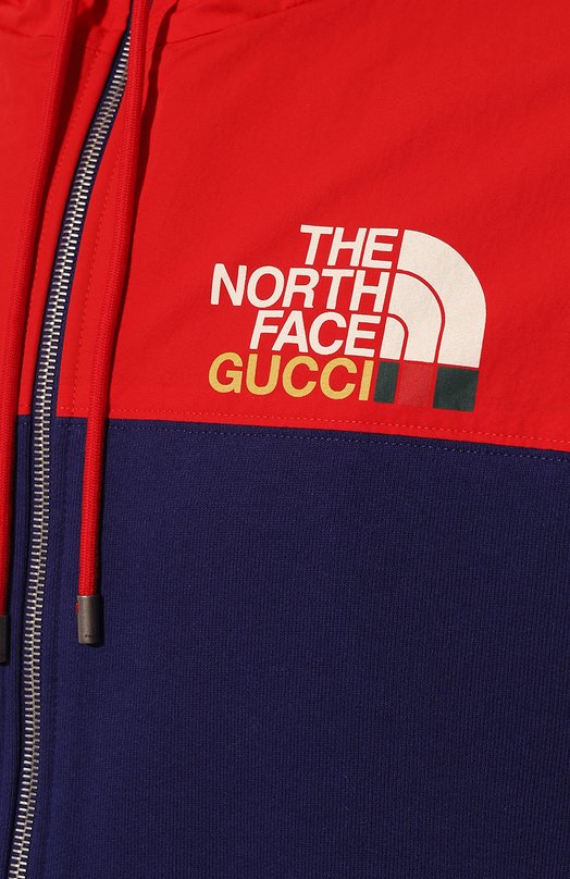 фото Хлопковая толстовка the north face x gucci gucci