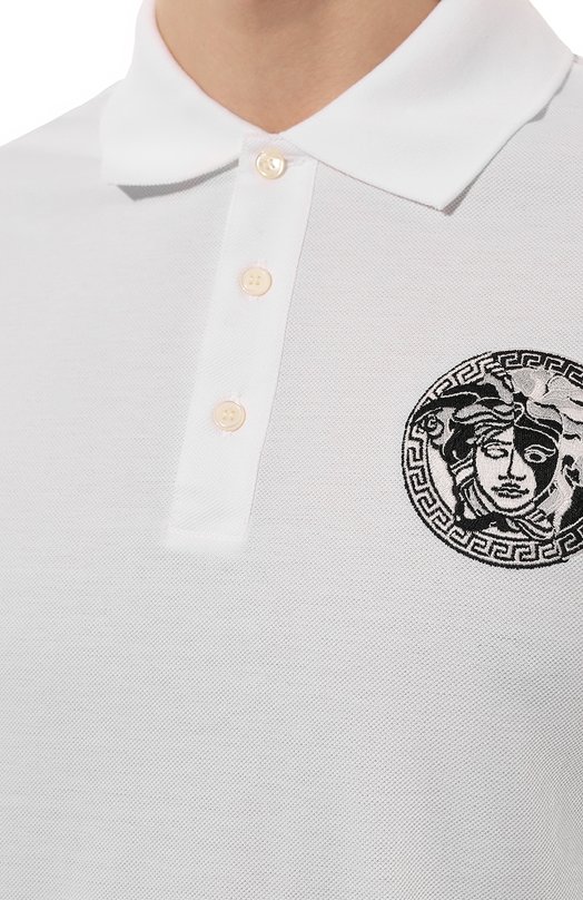 фото Хлопковое поло versace